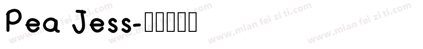 Pea Jess字体转换